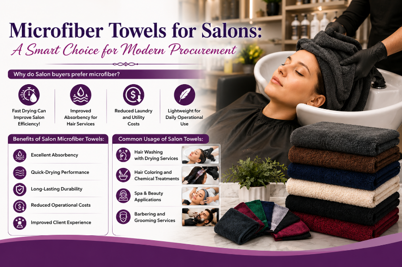 Microfiber Towels for Salons: A Smart Choice for Modern Procurement 